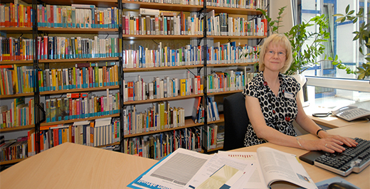 Bibliothek in der Klinik Nauen
