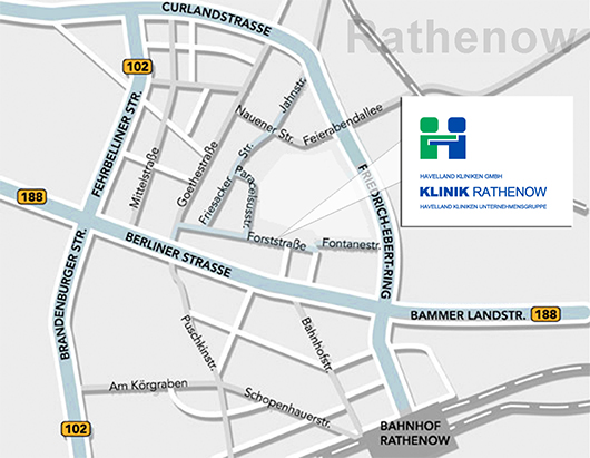 Anfahrt Rathenow im Detail