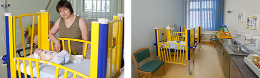 Patientenzimmer für Babys