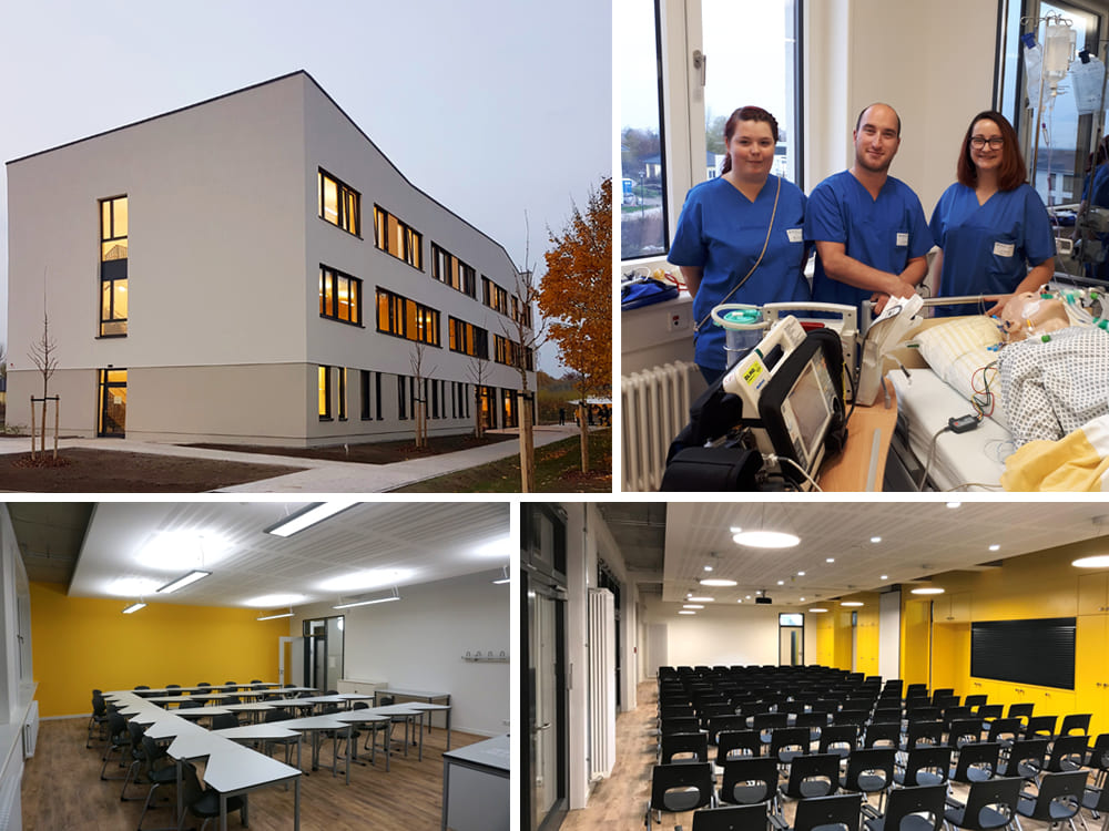 Neues Ausbildungszentrum Gesundheit und Pflege Havelland mit Bautagebuch