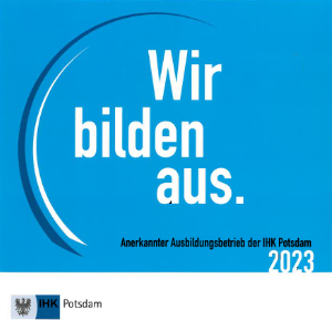 Anerkanntes Praktikumsunternehmen - wir bilden aus