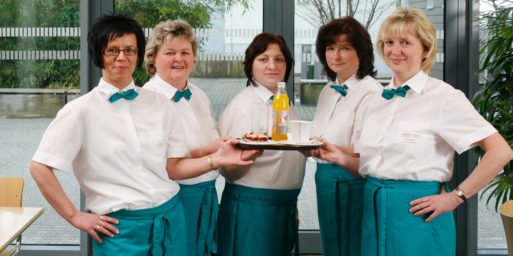 Team in der Cafeteria Rathenow