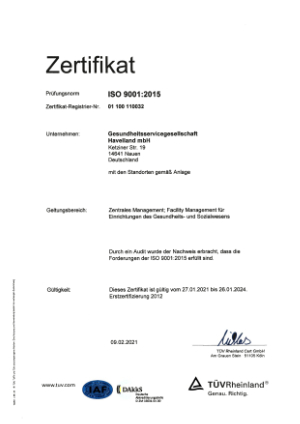 Zertifikat GSG-Zertifikat-ISO-9001-2015