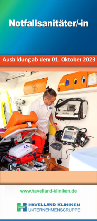 Download Flyer Notfallsanitäterausbildung 2023