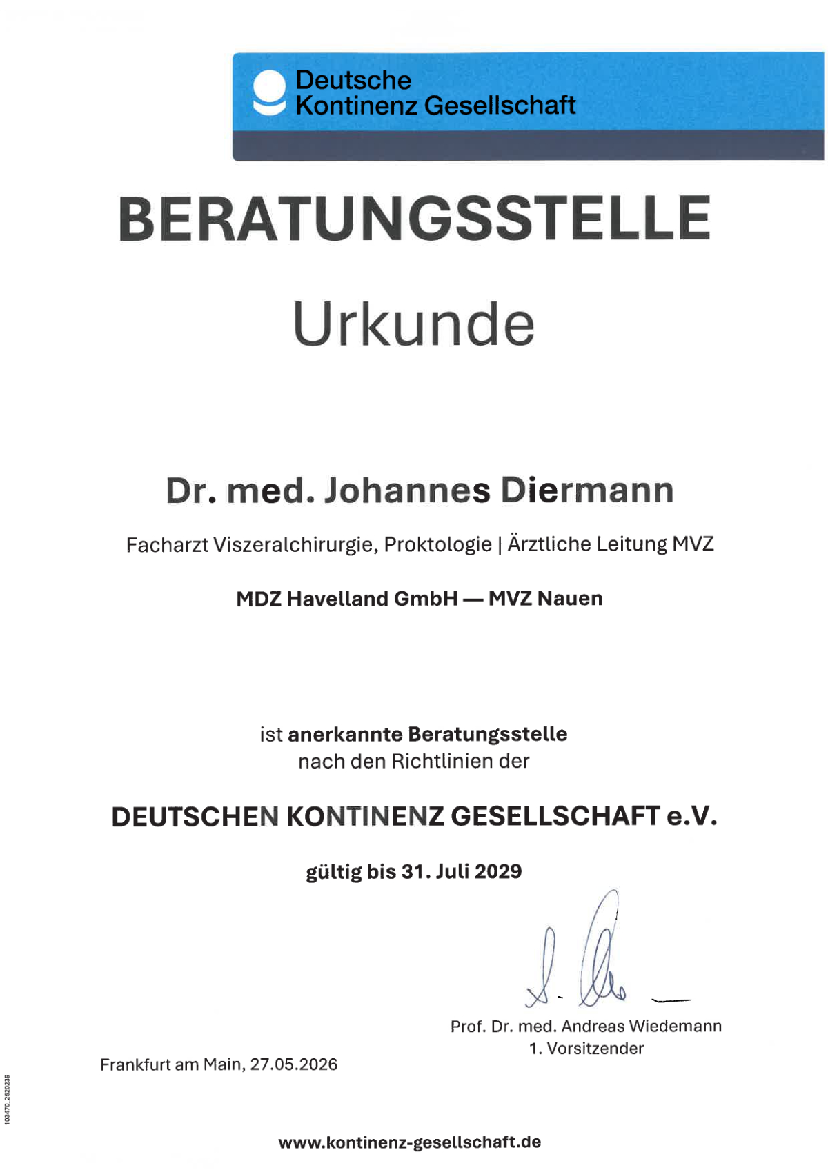 Urkunde