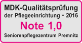 Seniorenpflegezentrum Premnitz MDK Note 2016