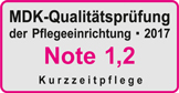 Kurzzeitpflege MDK Note 2017