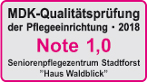 MDK Qualiprüfung Seniorenpflegezentrum Stadtforst Rathenow 2018 - Haus Waldblick