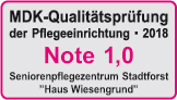 MDK Qualiprüfung Seniorenpflegezentrum Stadtforst Rathenow 2018 - Haus Wiesengrund