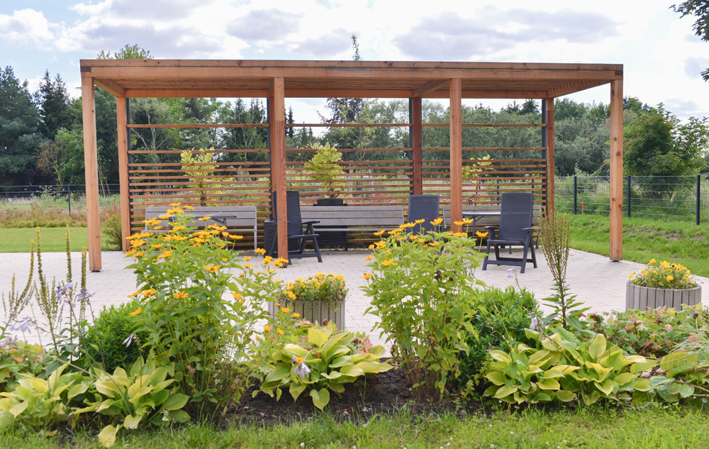Garten im Seniorenpflegezentrum Nauen