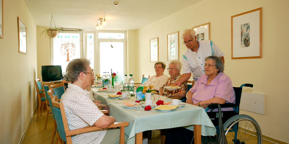 Gemeinschaftsraum im Seniorenpflegezentrum Premnitz