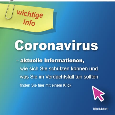 Wichtige Info zum Coronavirus